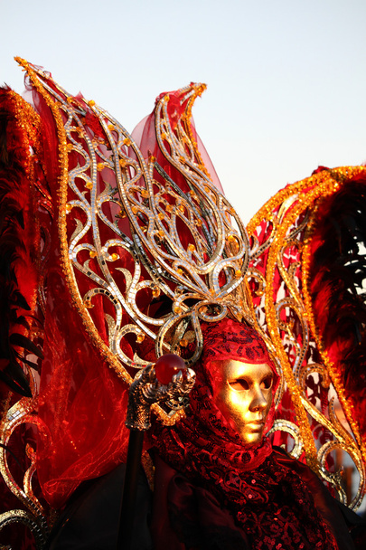 Carnaval van Venetië - Venetiaanse Masquerade - Foto, afbeelding