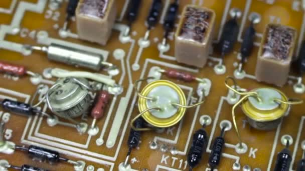 Circuit Boards with Electronic Components - Footage, Video