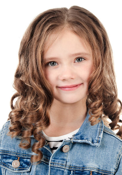 Portrait of adorable smiling  little girl - Фото, зображення