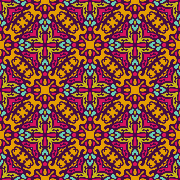 Colorful  Festive Abstract Vector Pattern tiled  - Vektör, Görsel