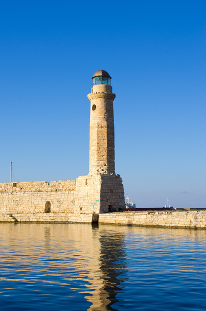 Lighthouse in Rethymno, Crete, Greece - Φωτογραφία, εικόνα