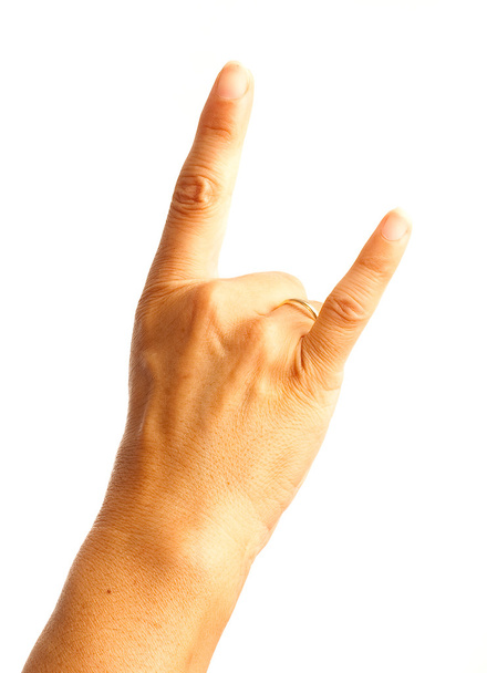 Χέρι σύμβολο πανκ - Φωτογραφία, εικόνα
