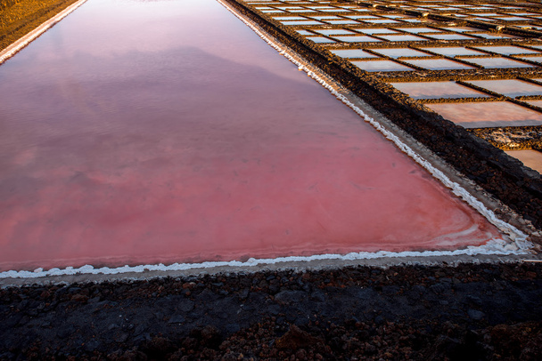 Αλάτι κατασκευής στο νησί Λα Πάλμα - Φωτογραφία, εικόνα