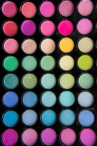 Palet van kleurrijke oogschaduwen - Foto, afbeelding