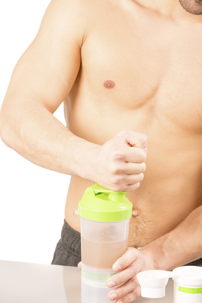 Protein shake sport fitness healthy lifestyle - Zdjęcie, obraz