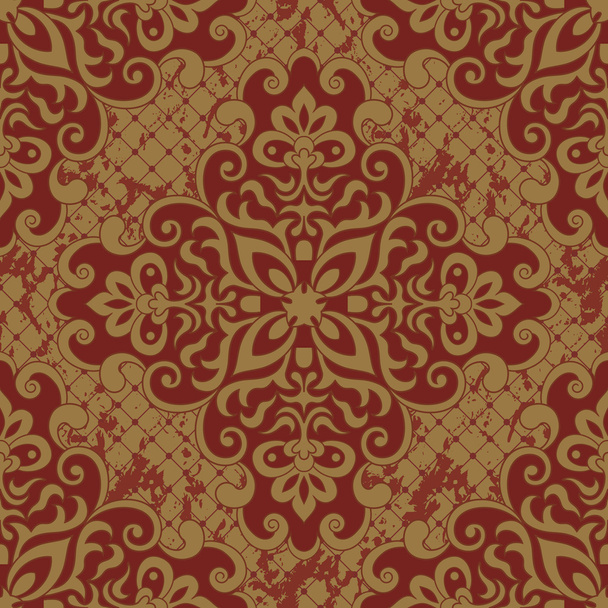 Vector seamless border in Victorian style - ベクター画像