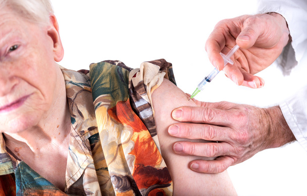 Ο εμβολιασμός, απομονώνονται σε λευκό - Φωτογραφία, εικόνα