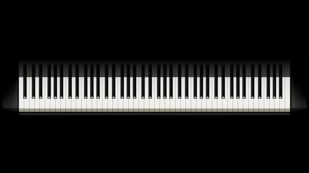 picture of piano 01 - Vektor, obrázek