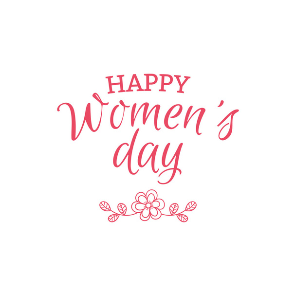 Happy Women Day - Vector, imagen