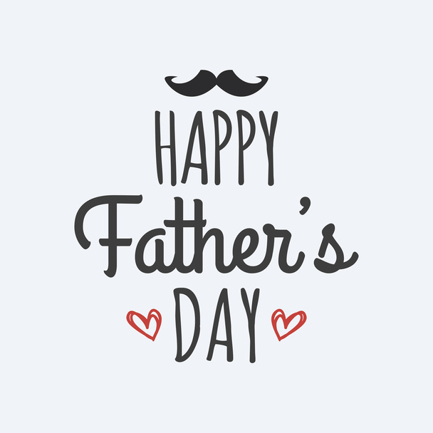 Happy Father Day - Vetor, Imagem