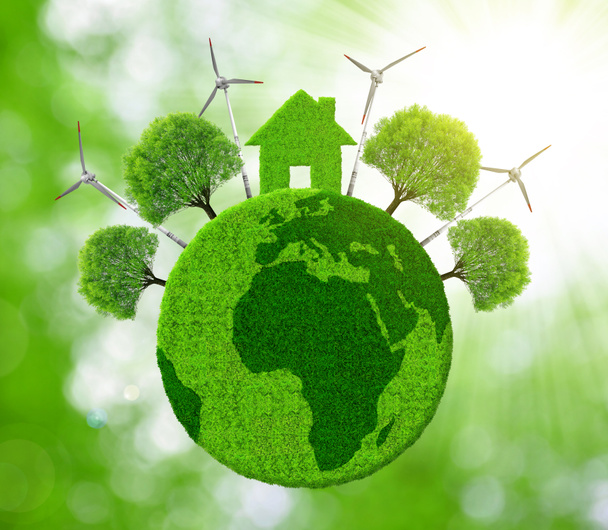 Зеленая эко-планета
 - Фото, изображение