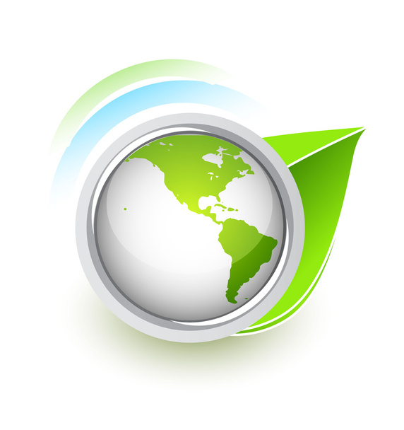 Eco globo
 - Vector, imagen