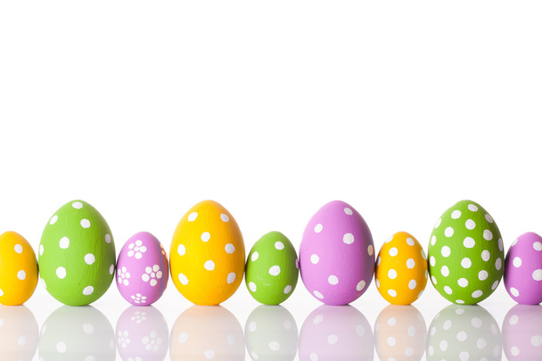 easter eggs isolated on white - Photo, Image
