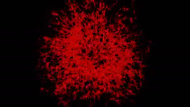 biologischer Hintergrund Virus. Schleifenfertige Animation. 4k - Filmmaterial, Video