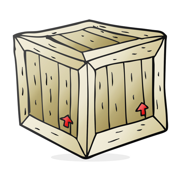 κουτί ελεύθερο συντάσσονται γελοιογραφία - Διάνυσμα, εικόνα