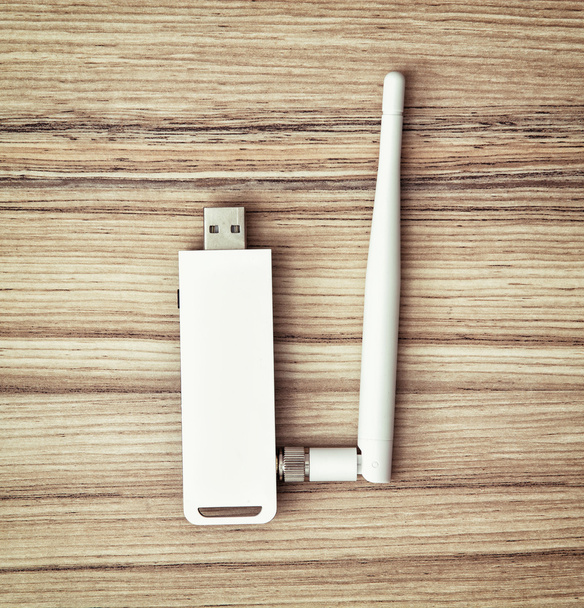 USB wifi modul pro pc s anténou - Fotografie, Obrázek