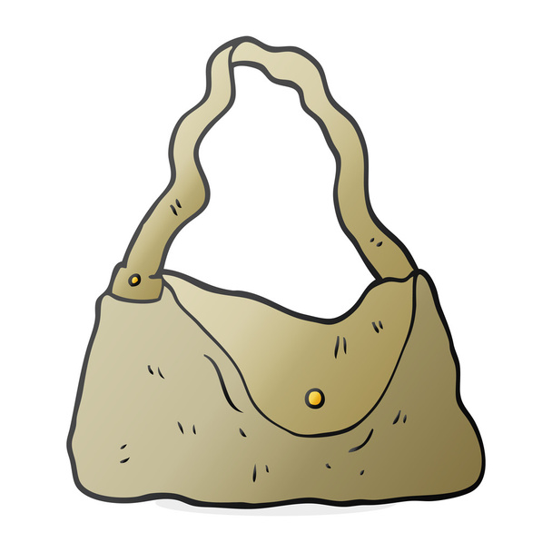 serbest çizilmiş karikatür el çantası - Vektör, Görsel
