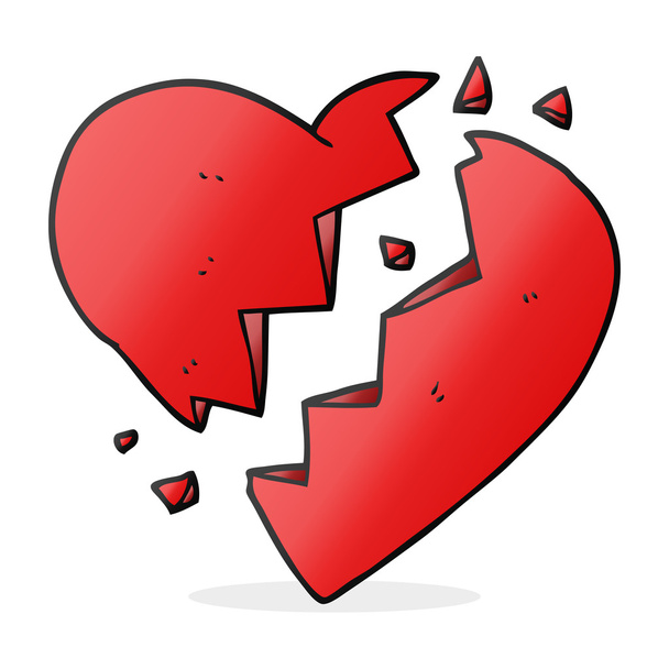 Мультфильм "Разбитое сердце"
 - Вектор,изображение
