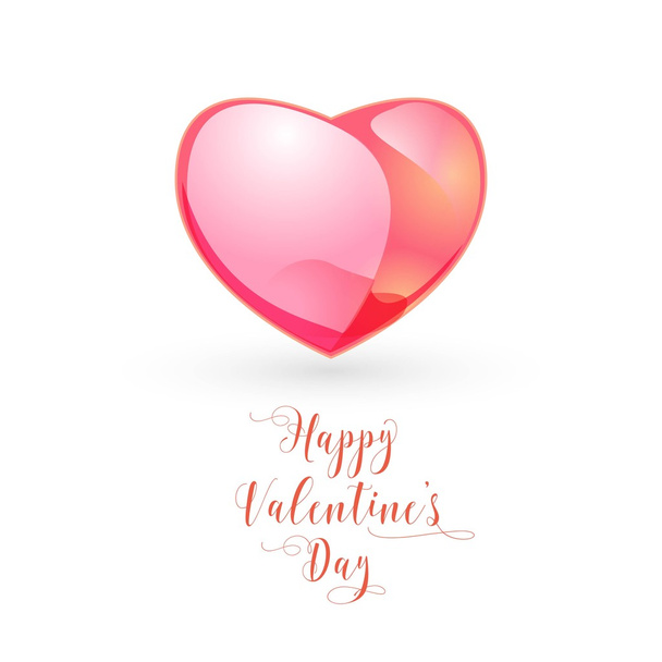 Set of Trendy Posters with hand drawn Background. Happy Valentines day post cards templates. - Vector, Image