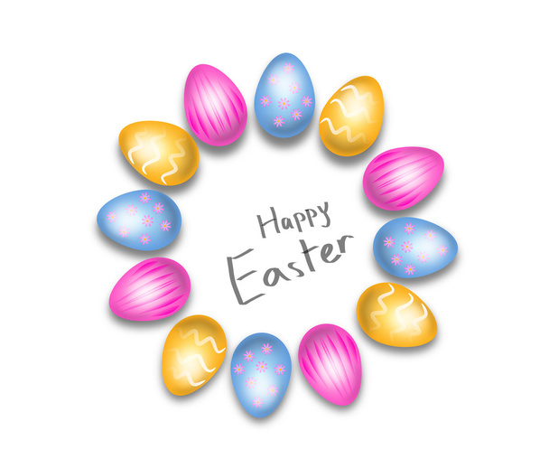 Húsvéti tojások kör - Fotó, kép