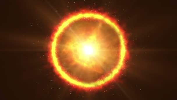 sluneční koróna oheň 4k - Záběry, video