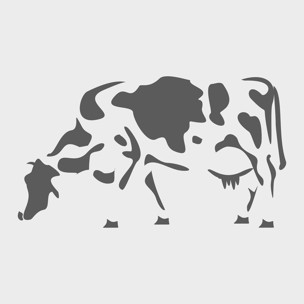Símbolo de vaca o icono
 - Vector, Imagen