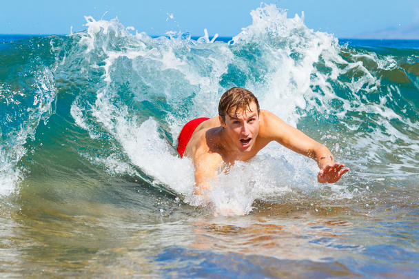Body Surfing at the Beach - Фото, зображення