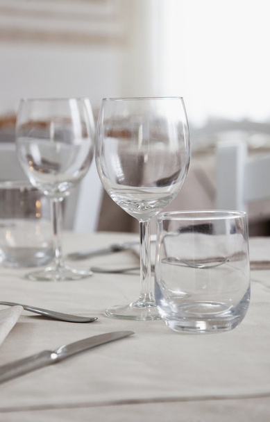 Glasses and cutlery - Photo, image