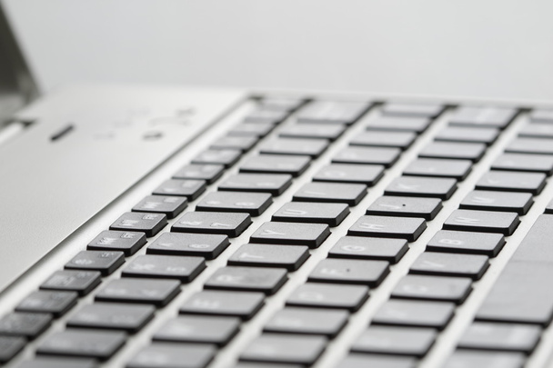 view of laptop keyboard - Фото, изображение
