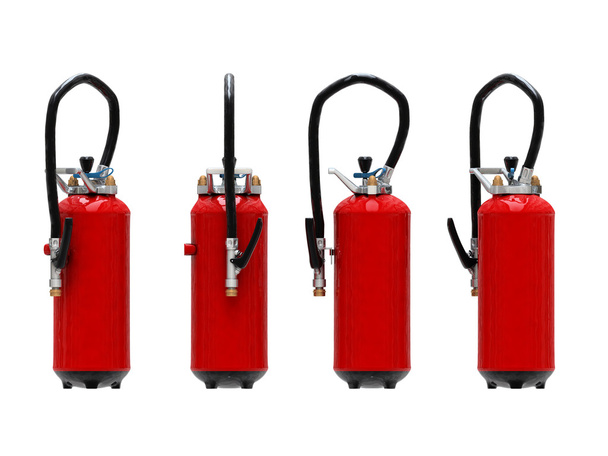 Extinguishers isolated on white background - Photo, Image