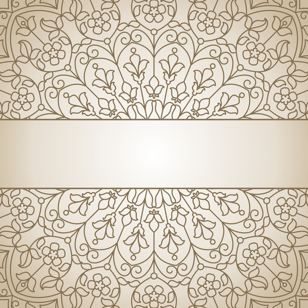 Oriental pattern with mandala.. - Vettoriali, immagini