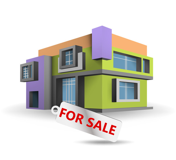 House for sale - Vector, Image