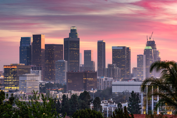 O horizonte de Los Angeles
 - Foto, Imagem