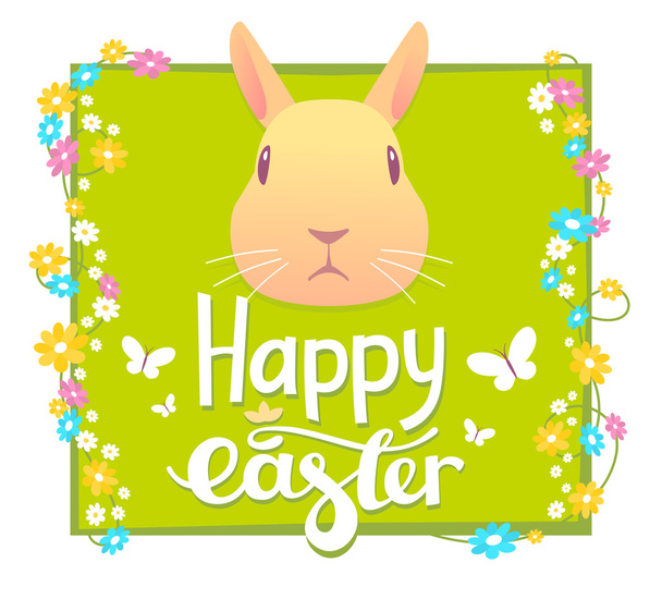 Happy Easter card - Vetor, Imagem