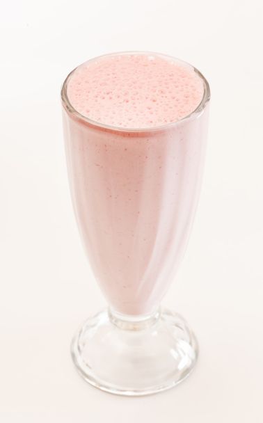 milk cocktail isolated on white - Fotó, kép