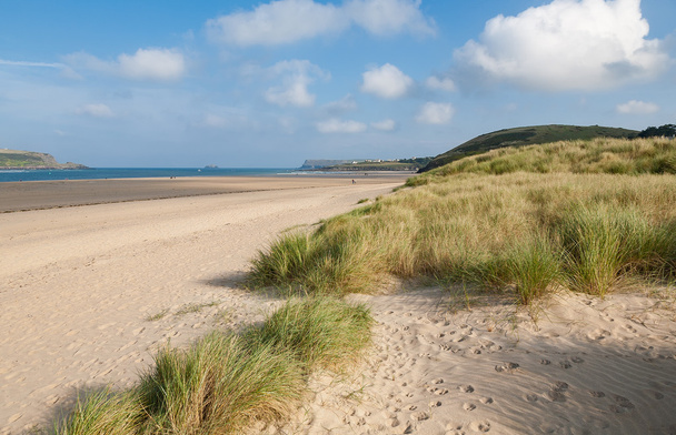 Sand Dunes at Daymer Bay on the Camel Estuary, Cornwall, England - Photo, Image