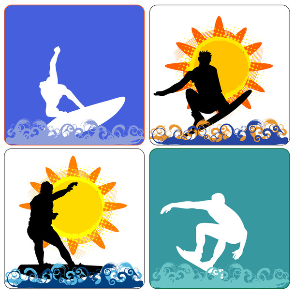 Set da surf
 - Vettoriali, immagini