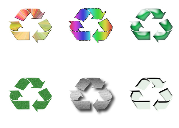 Recycling logos - Photo, Image