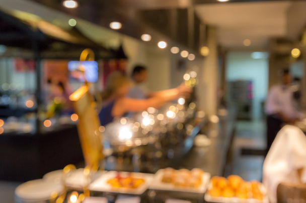 restaurant blur background - Фото, изображение