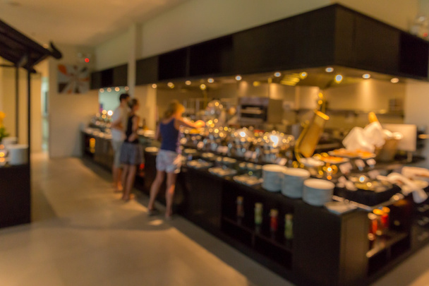 Restaurant blur background - Fotografie, Obrázek