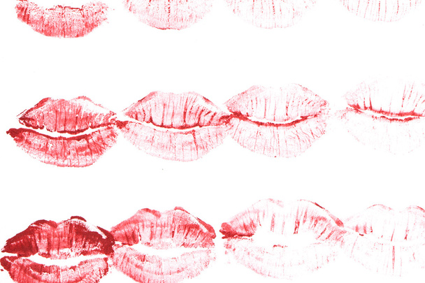 Belles lèvres rouges
. - Photo, image