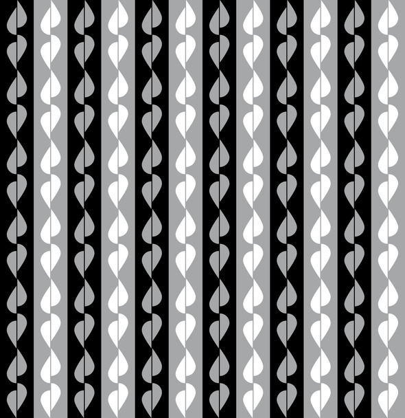 Modèle amusant avec des feuilles grises et blanches sur fond sombre
 - Vecteur, image