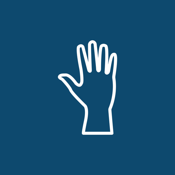 Human hand  web icon - Vector, Image