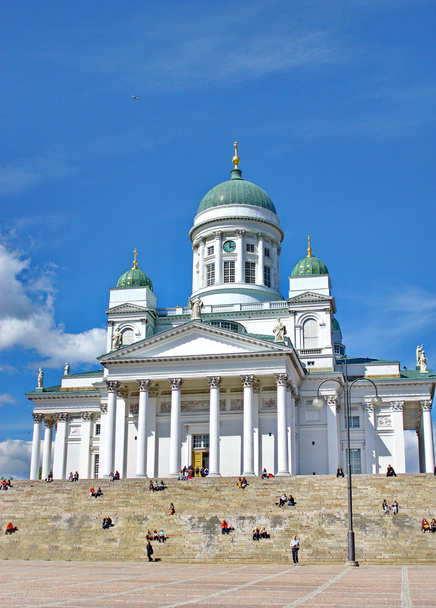 Καθεδρικός ναός στην πλατεία της Γερουσίας στο Ελσίνκι - Φωτογραφία, εικόνα