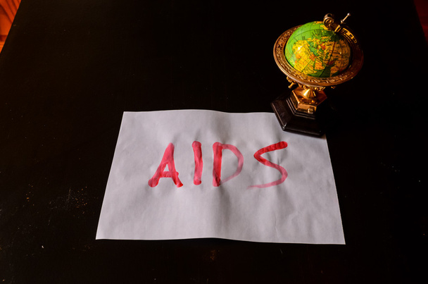 Word Aids tekst - Foto, afbeelding