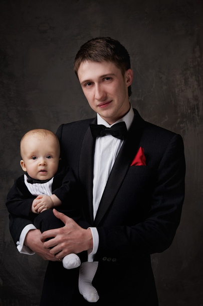 otec se svým synem - Fotografie, Obrázek