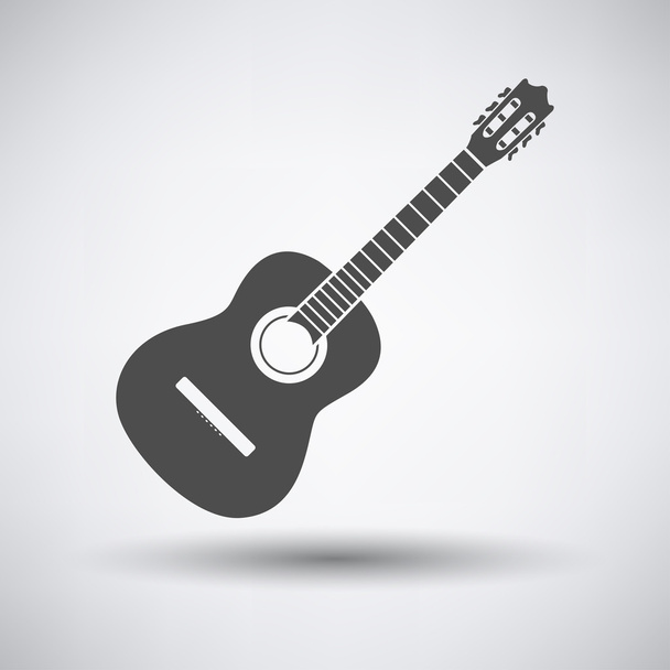 Acoustic guitar icon - Vektör, Görsel