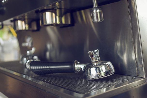 ferramenta de máquina de café automática no café cafe
 - Foto, Imagem