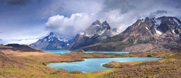 Národní park Torres del Paine, Patagonia, Chile - Fotografie, Obrázek