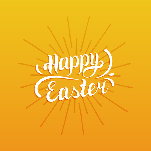 Happy Easter card - Vektör, Görsel